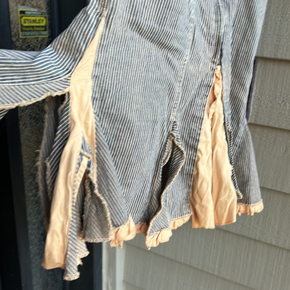 D.E.P.T size Small,very artistic,different,Funky jean skirt.. - Picture 2 of 7